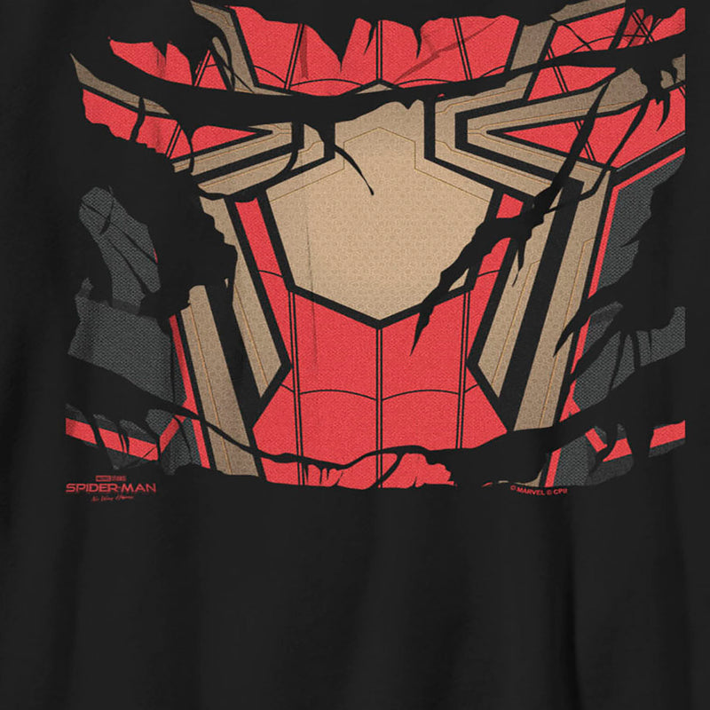 Boy's Marvel Spider-Man: No Way Home Ripped Iron Suit T-Shirt