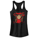 Junior's Marvel Spider-Man: No Way Home Ripped Iron Suit Racerback Tank Top