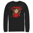 Men's Marvel Spider-Man: No Way Home Ripped Iron Suit Long Sleeve Shirt