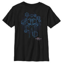 Boy's Marvel Spider-Man: No Way Home Black Suit Blueprint T-Shirt