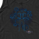 Men's Marvel Spider-Man: No Way Home Black Suit Blueprint Tank Top