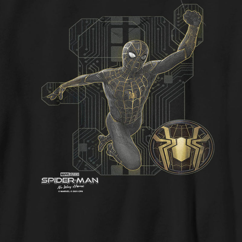 Boy's Marvel Spider-Man: No Way Home Black Suit Tech T-Shirt