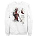 Men's Marvel Spider-Man: Now Way Home Integrated Suit Sketch Sweatshirt