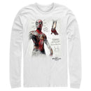 Men's Marvel Spider-Man: Now Way Home Integrated Suit Sketch Long Sleeve Shirt