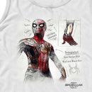 Men's Marvel Spider-Man: Now Way Home Integrated Suit Sketch Tank Top