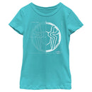 Girl's Marvel Spider-Man: No Way Home Spider Icon Blueprint T-Shirt