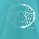 Girl's Marvel Spider-Man: No Way Home Spider Icon Blueprint T-Shirt