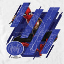 Men's Marvel Spider-Man: No Way Home Suit Blueprint Panels T-Shirt