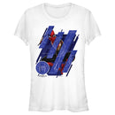 Junior's Marvel Spider-Man: No Way Home Suit Blueprint Panels T-Shirt