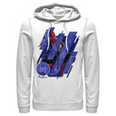 Men's Marvel Spider-Man: No Way Home Suit Blueprint Panels Pull Over Hoodie