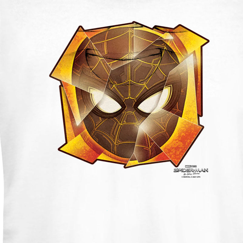 Junior's Marvel Spider-Man: No Way Home Golden Mask T-Shirt