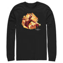 Men's Marvel Spider-Man: No Way Home Gold Web Shot Long Sleeve Shirt