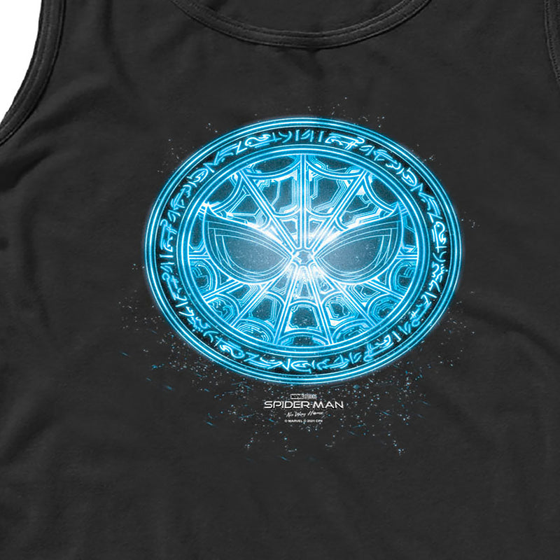 Men's Marvel Spider-Man: No Way Home Blue Spidey Rune Tank Top