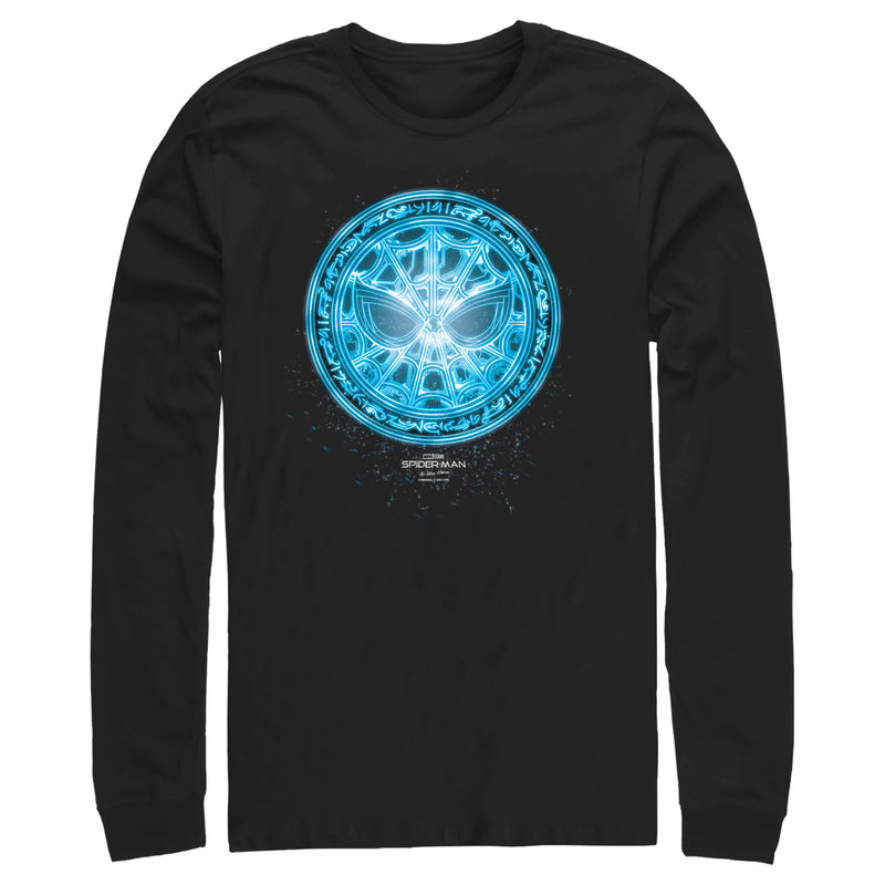 Men's Marvel Spider-Man: No Way Home Blue Spidey Rune Long Sleeve Shirt