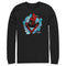 Men's Marvel Spider-Man: No Way Home Spinning Webs Long Sleeve Shirt