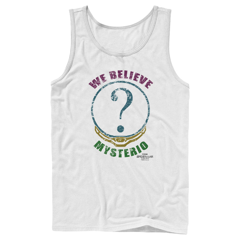 Men's Marvel Spider-Man: No Way Home We Believe Mysterio Distressed Tank Top