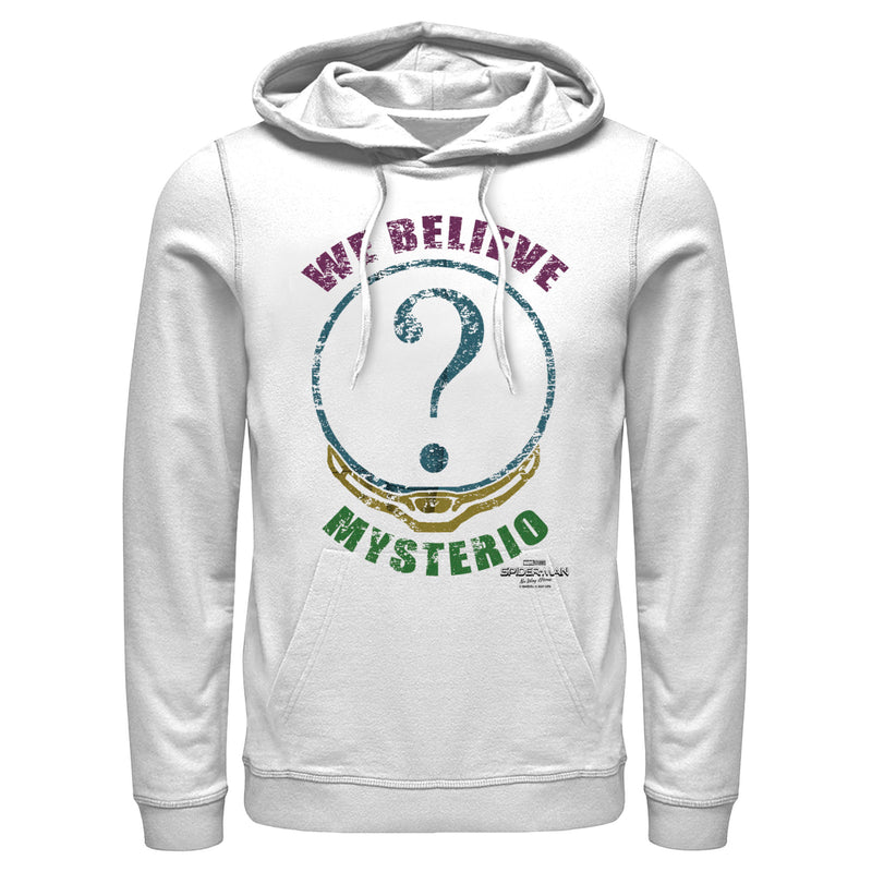 Men's Marvel Spider-Man: No Way Home We Believe Mysterio Distressed Pull Over Hoodie