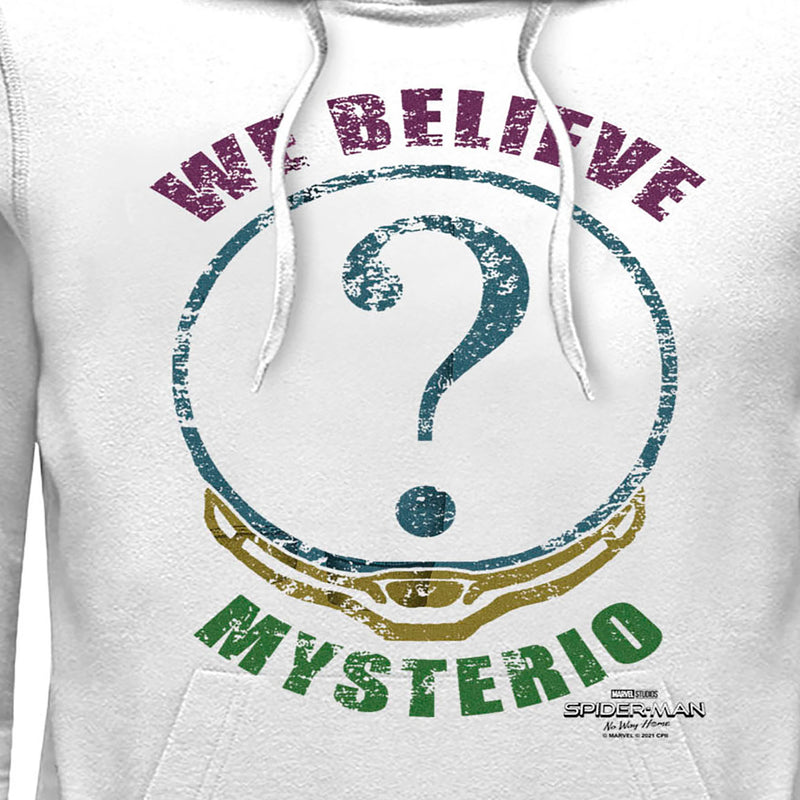 Men's Marvel Spider-Man: No Way Home We Believe Mysterio Distressed Pull Over Hoodie