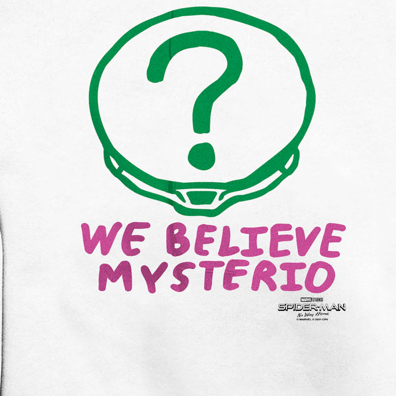 Men's Marvel Spider-Man: No Way Home We Believe Mysterio Pink and Green Sweatshirt