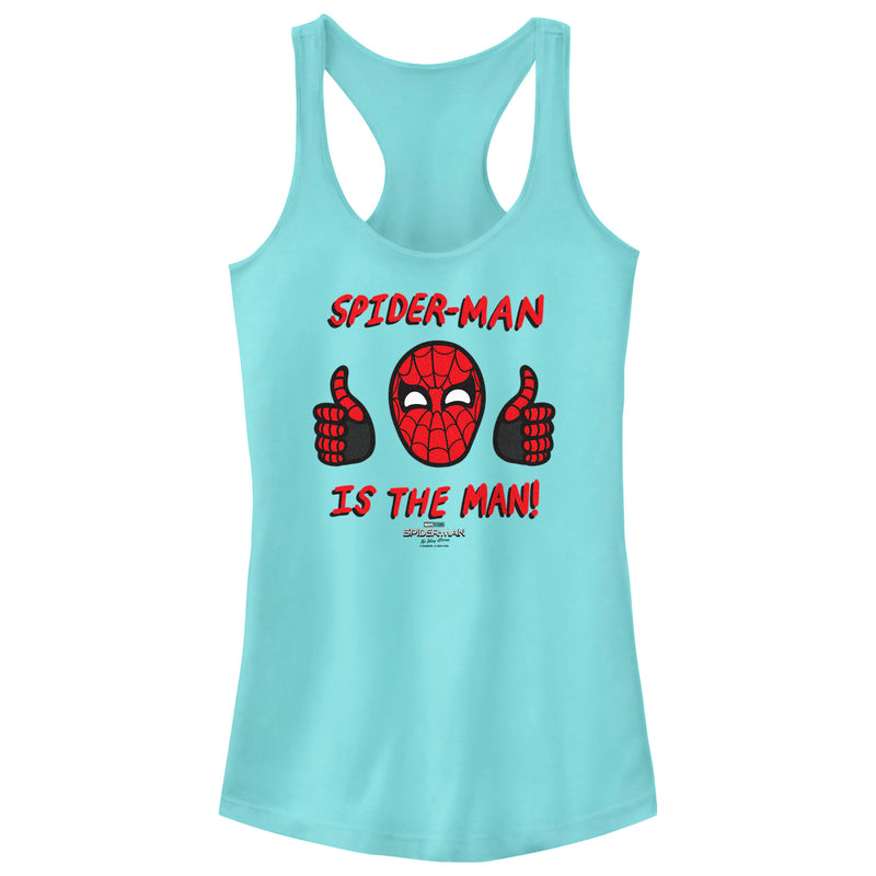 Junior's Marvel Spider-Man: No Way Home The Man Racerback Tank Top