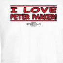 Junior's Marvel Spider-Man: No Way Home I Love Peter Parker T-Shirt