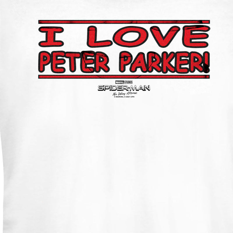 Junior's Marvel Spider-Man: No Way Home I Love Peter Parker T-Shirt