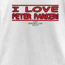 Girl's Marvel Spider-Man: No Way Home I Love Peter Parker T-Shirt