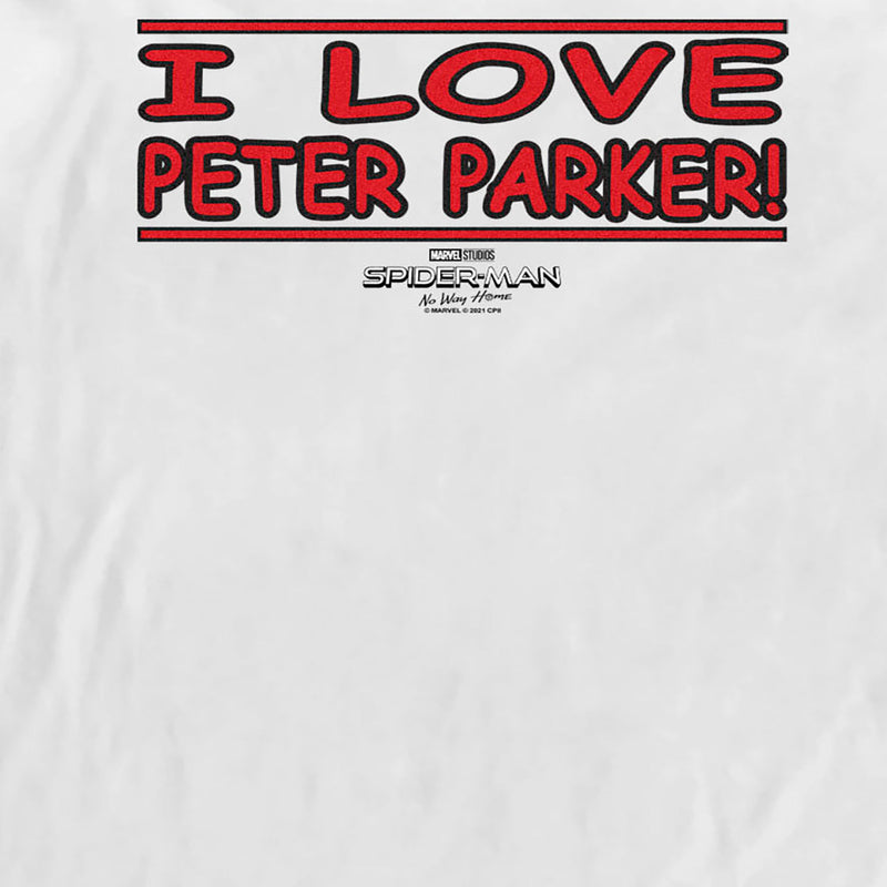 Men's Marvel Spider-Man: No Way Home I Love Peter Parker Long Sleeve Shirt