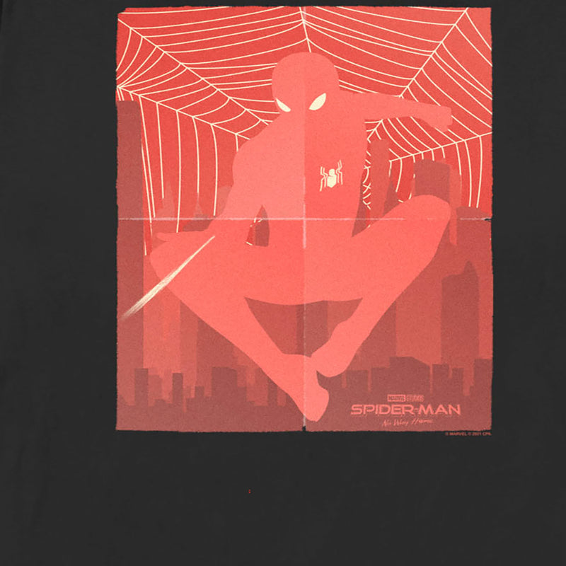 Women's Marvel Spider-Man: No Way Home Red Poster T-Shirt