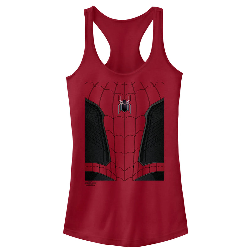 Junior's Marvel Spider-Man: No Way Home New Suit Racerback Tank Top