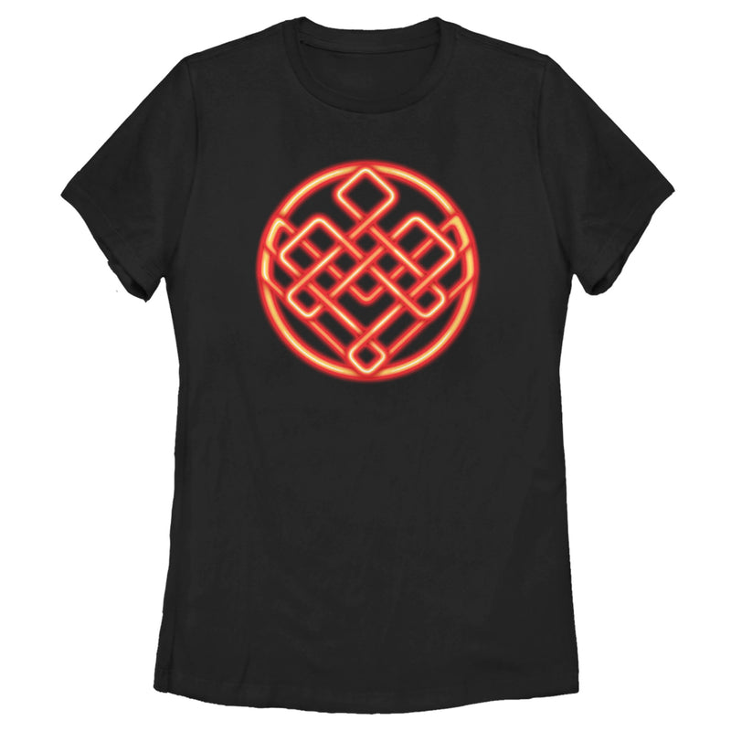 Women's Shang-Chi and the Legend of the Ten Rings Neon Symbol T-Shirt