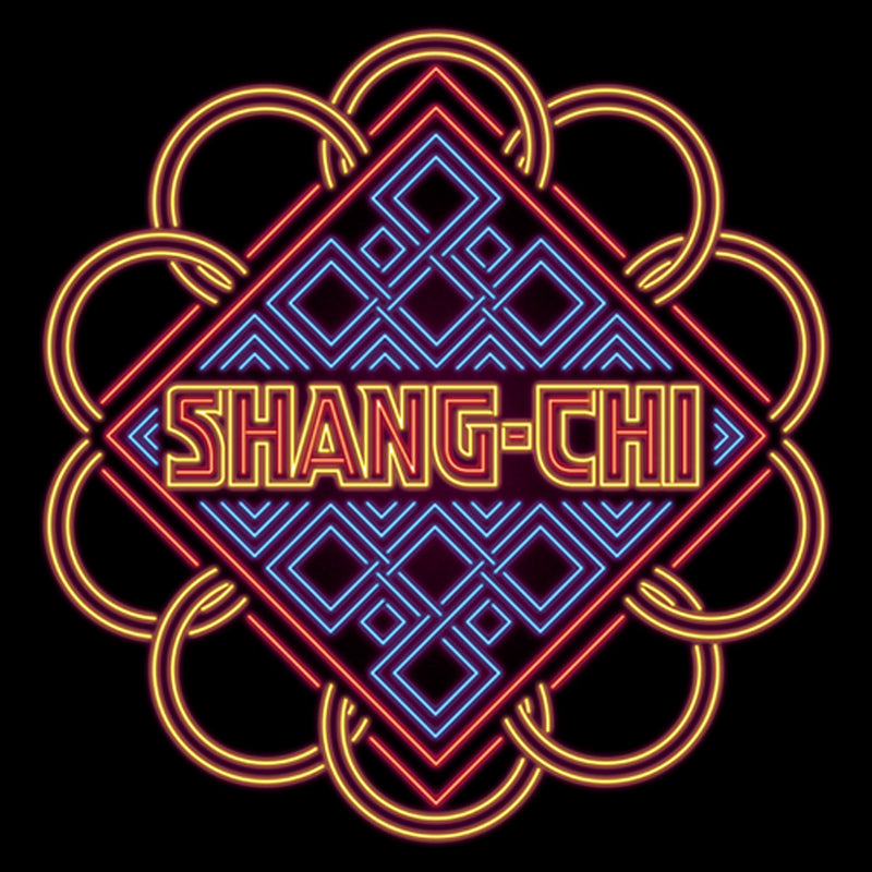 Men's Shang-Chi and the Legend of the Ten Rings Neon Rings T-Shirt
