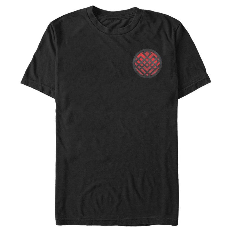Men's Shang-Chi and the Legend of the Ten Rings Red Pocket Symbol T-Shirt
