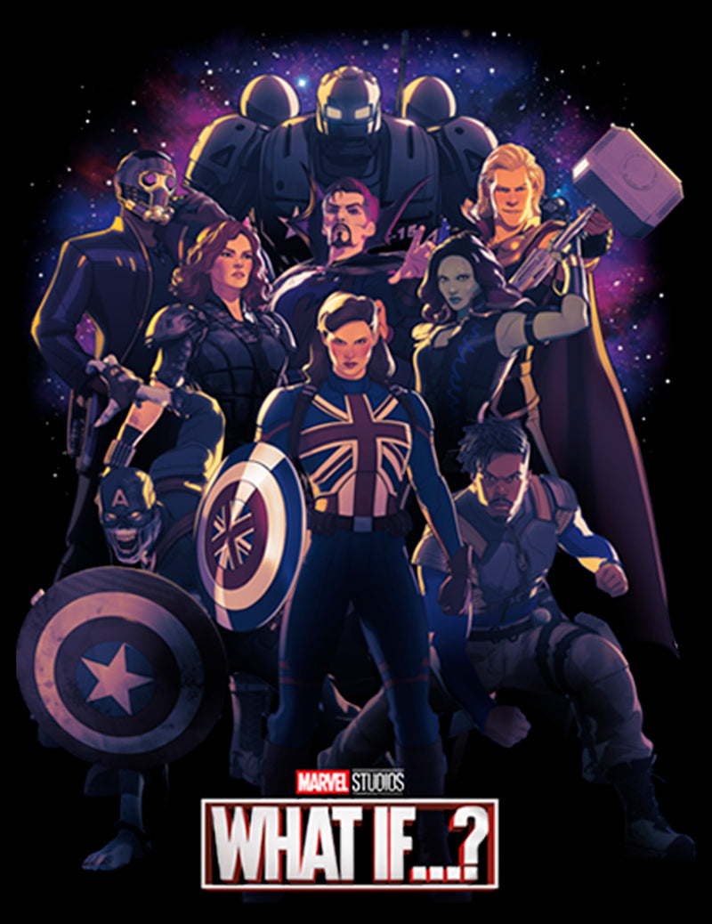 Junior's Marvel What if…? Group Pose T-Shirt