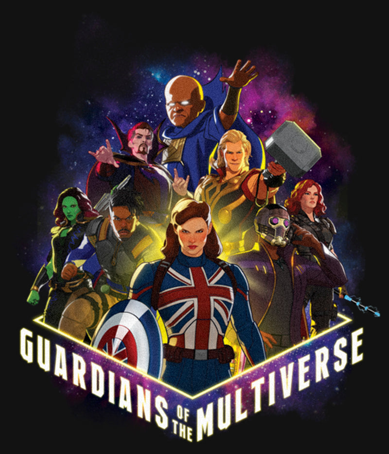 Girl's Marvel What if…? Guardians of the Multiverse T-Shirt
