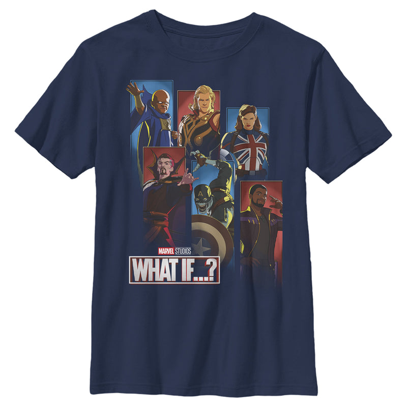Boy's Marvel What if…? Guardians Panels T-Shirt