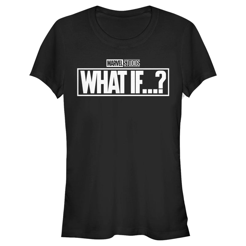 Junior's Marvel What If…? Bold Logo T-Shirt