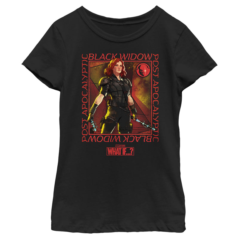 Girl's Marvel What if…? Black Widow T-Shirt