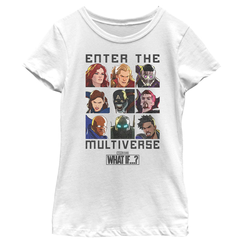 Girl's Marvel What if…? Enter the Multiverse T-Shirt