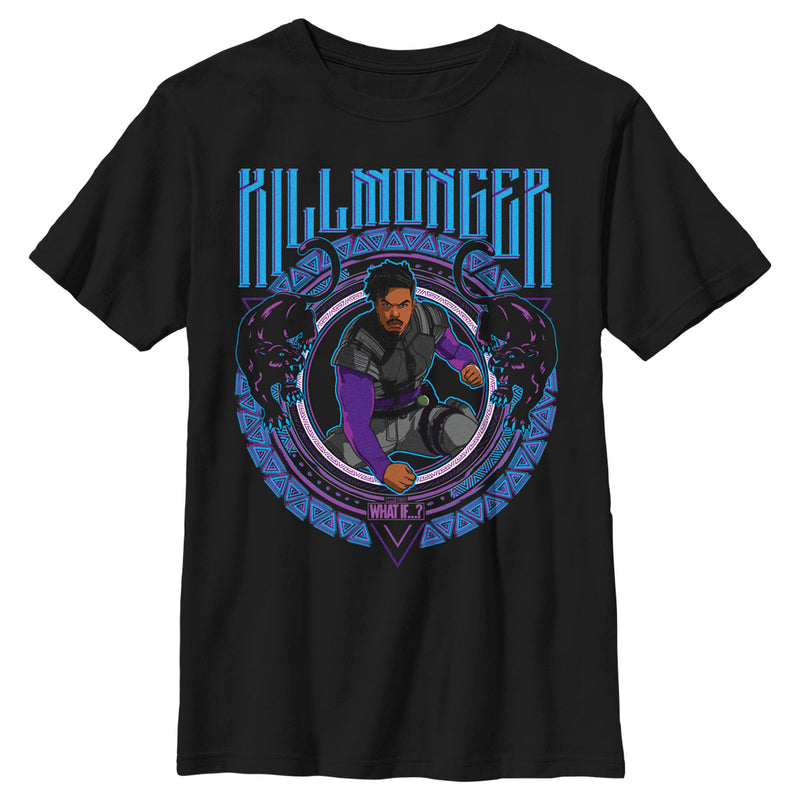 Boy's Marvel What if…? Killmonger T-Shirt