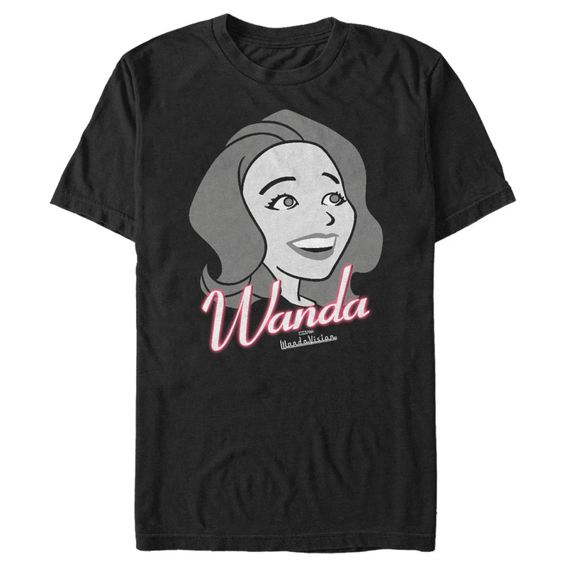 Men's Marvel WandaVision Animated Retro Wanda T-Shirt