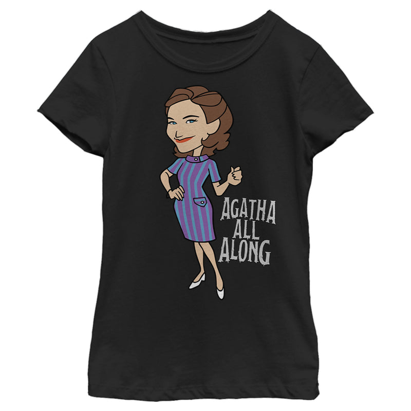 Girl's Marvel WandaVison Always Agatha T-Shirt