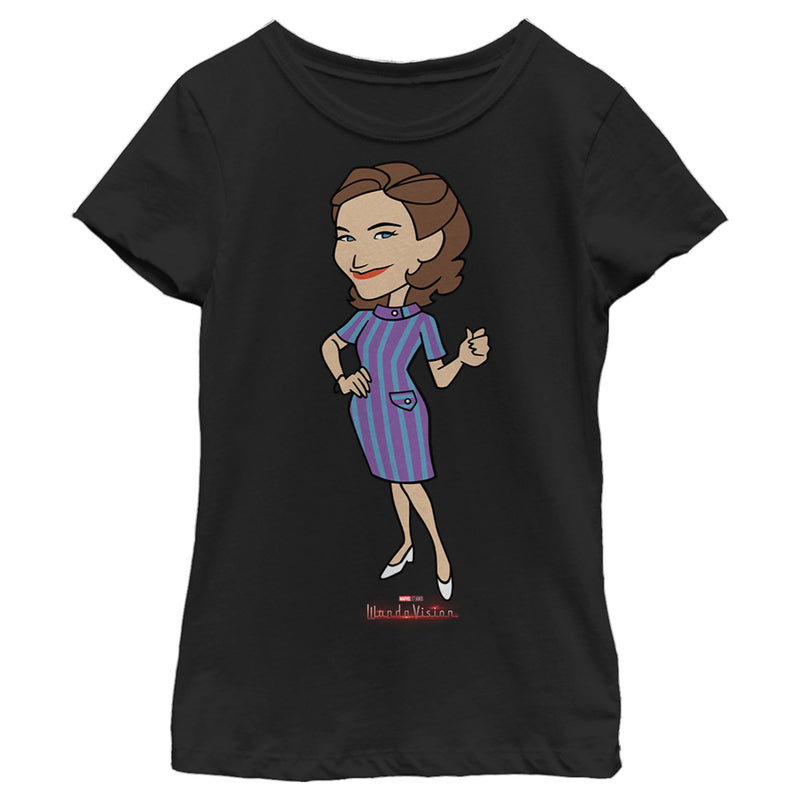 Girl's Marvel WandaVision Agatha Harkness T-Shirt