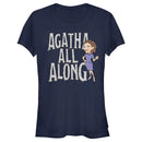 Junior's Marvel WandaVision Agatha All Along T-Shirt