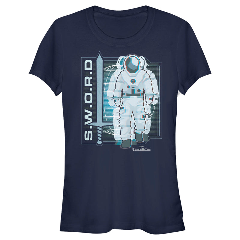 Junior's Marvel WandaVision S.W.O.R.D T-Shirt