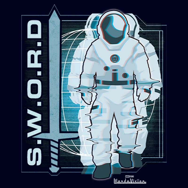 Junior's Marvel WandaVision S.W.O.R.D T-Shirt