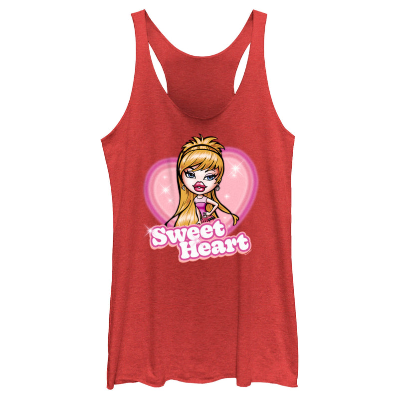 Women's Bratz Meygan Sweet Heart Racerback Tank Top