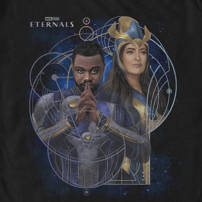 Junior's Marvel Eternals Ajak and Phastos T-Shirt