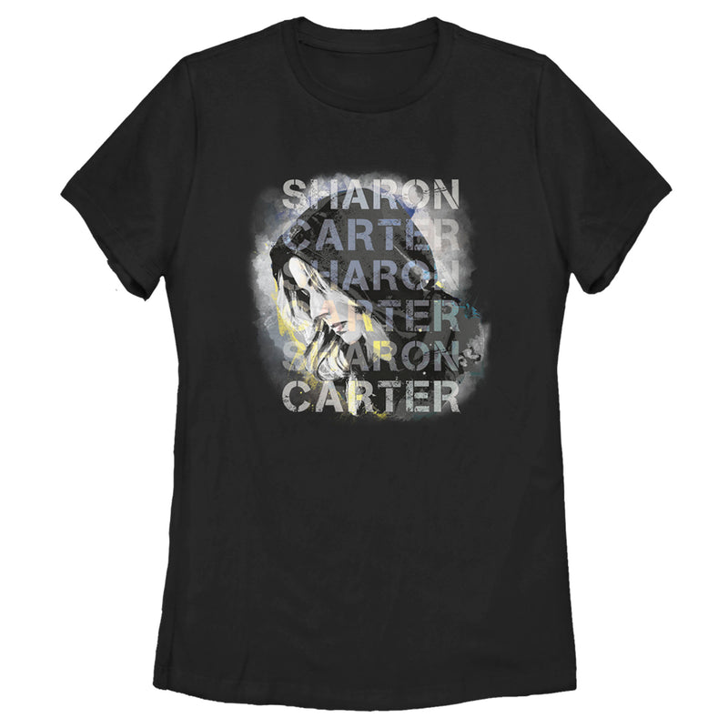 Women's Marvel The Falcon and the Winter Soldier Sharon Carter Drawing T-Shirt