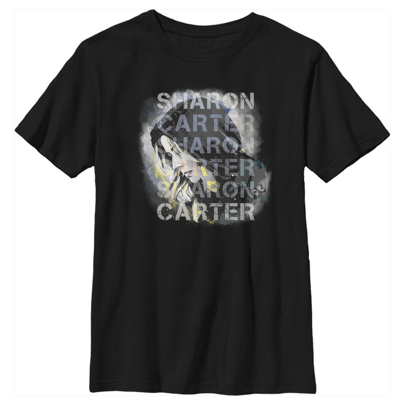 Boy's Marvel The Falcon and the Winter Soldier Sharon Carter Drawing T-Shirt